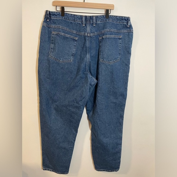 LL Bean Flannel Lined Jeans Plus Size 22W Original Fit Relaxed Denim Stretch - Picture 5 of 11